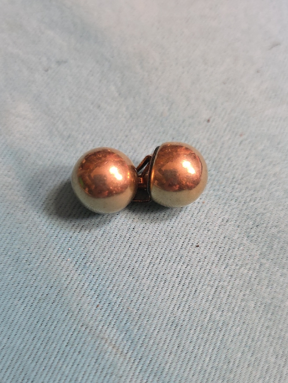 Marked Classic Gold Ball Clip-On Earrings - Women Jewelry